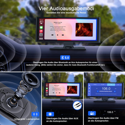 Avylet 9,26" wireless Carplay Display - Android Auto, Rückfahrkamera