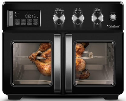 TurboTronic 4in1 Mini Backofen – 32L Heissluftfritteuse Schwarz