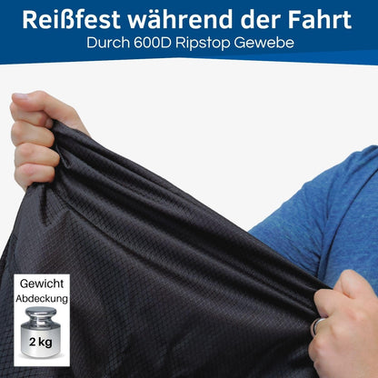 HiLo sports Fahrradabdeckung Heckträger 2 Fahrräder – 6m Seil