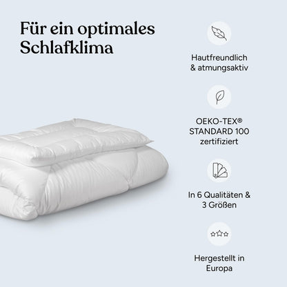 Ehrenkind® Kinder-Steppbetten-Set 4 Jahreszeiten Kochfest 100x135/40x60 cm