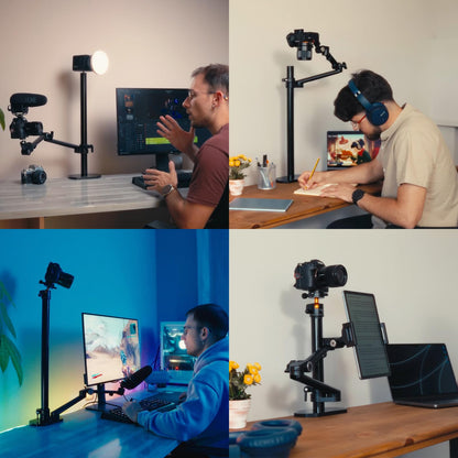 TARION Titanrig Lite Z Gelenkarm Tischklemmstativ Kamera