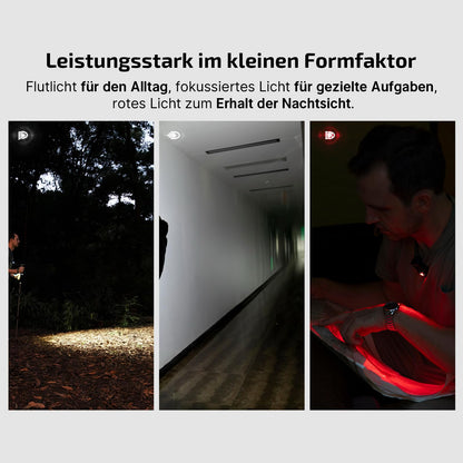 OLIGHT Oclip Pro Mini LED Taschenlampe mit Clip, 500 Lumen