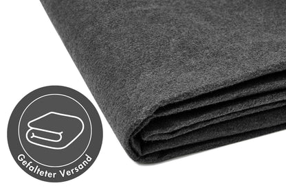 Misento Kunstrasen Outdoor Teppich wetterfest Anthrazit 400 x 500 cm