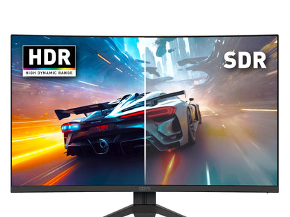 ODYS Q27 PRO-X Curved Gaming Monitor - 27 Zoll WQHD 180 Hz