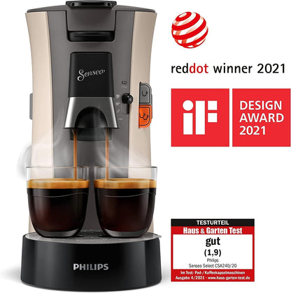 Philips Senseo Select CSA240/30 Kaffeepadmaschine - Beige
