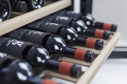 Caso WineSafe 18 EB Weinkühlschrank für 18 Flaschen – Einbau Inox