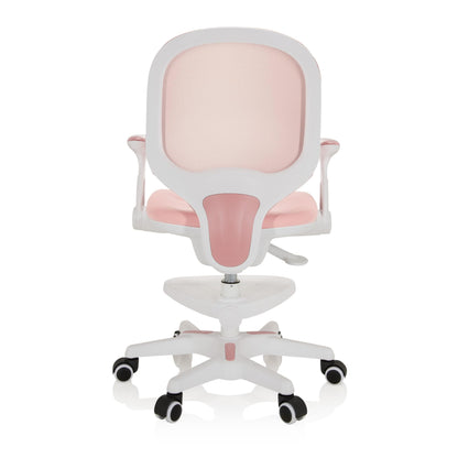 hjh OFFICE 736412 Kinder Schreibtischstuhl Kid Ergo Rosa/Weiss