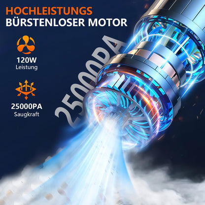 FIVAVA Akku Handstaubsauger 4-in-1, 25000 Pa, bürstenloser Motor
