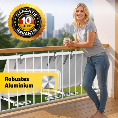 Avoltik Balkonkraftwerk Halterung Geländer – 2er Set verstellbar