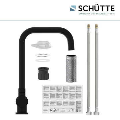 SCHÜTTE 24556 WINDOW Küchenarmatur Unterfenster umklappbar Schwarz