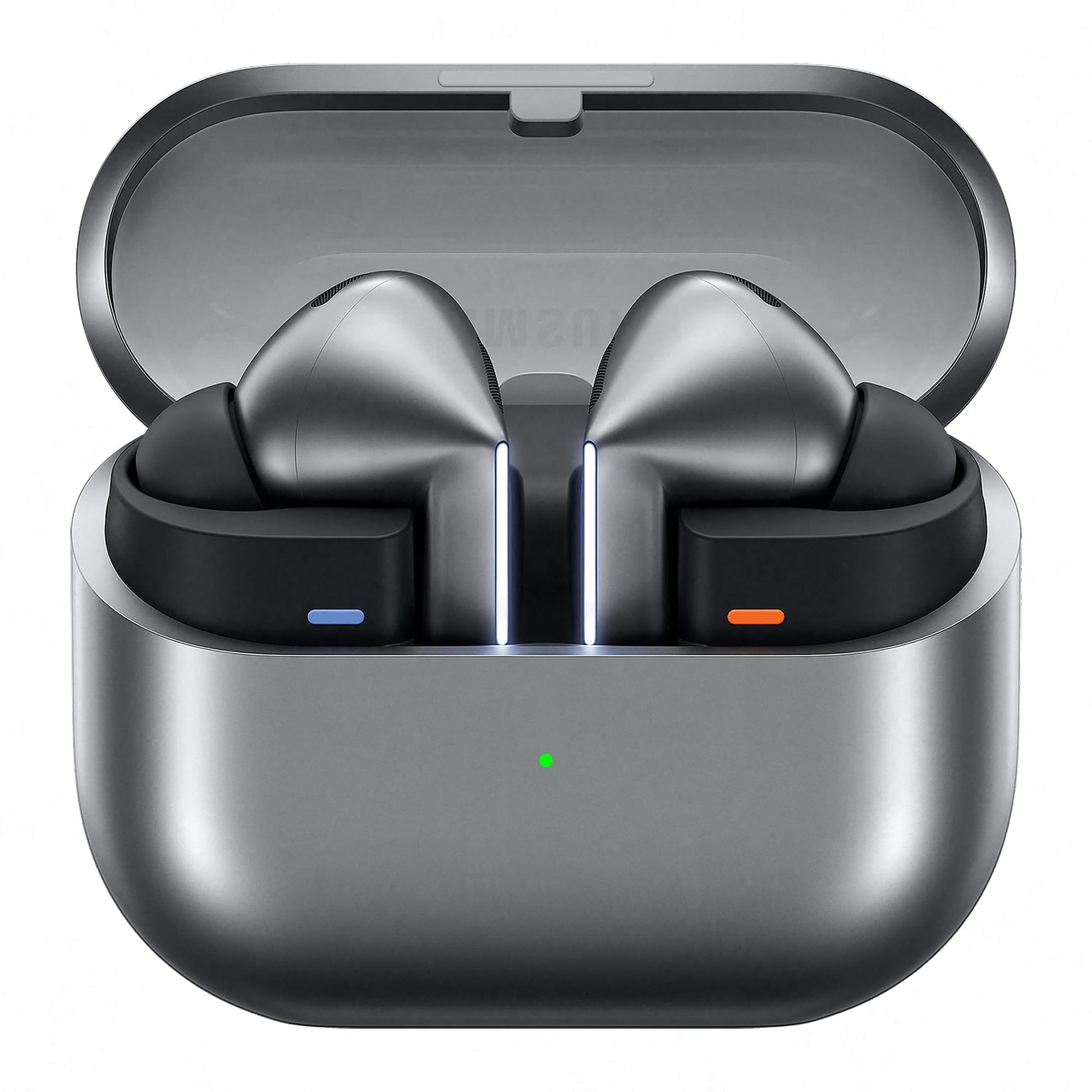 Samsung Galaxy Buds3 Pro In-Ear Bluetooth-Kopfhörer mit ANC, Silver – Ladeetui mit transparentem Deckel