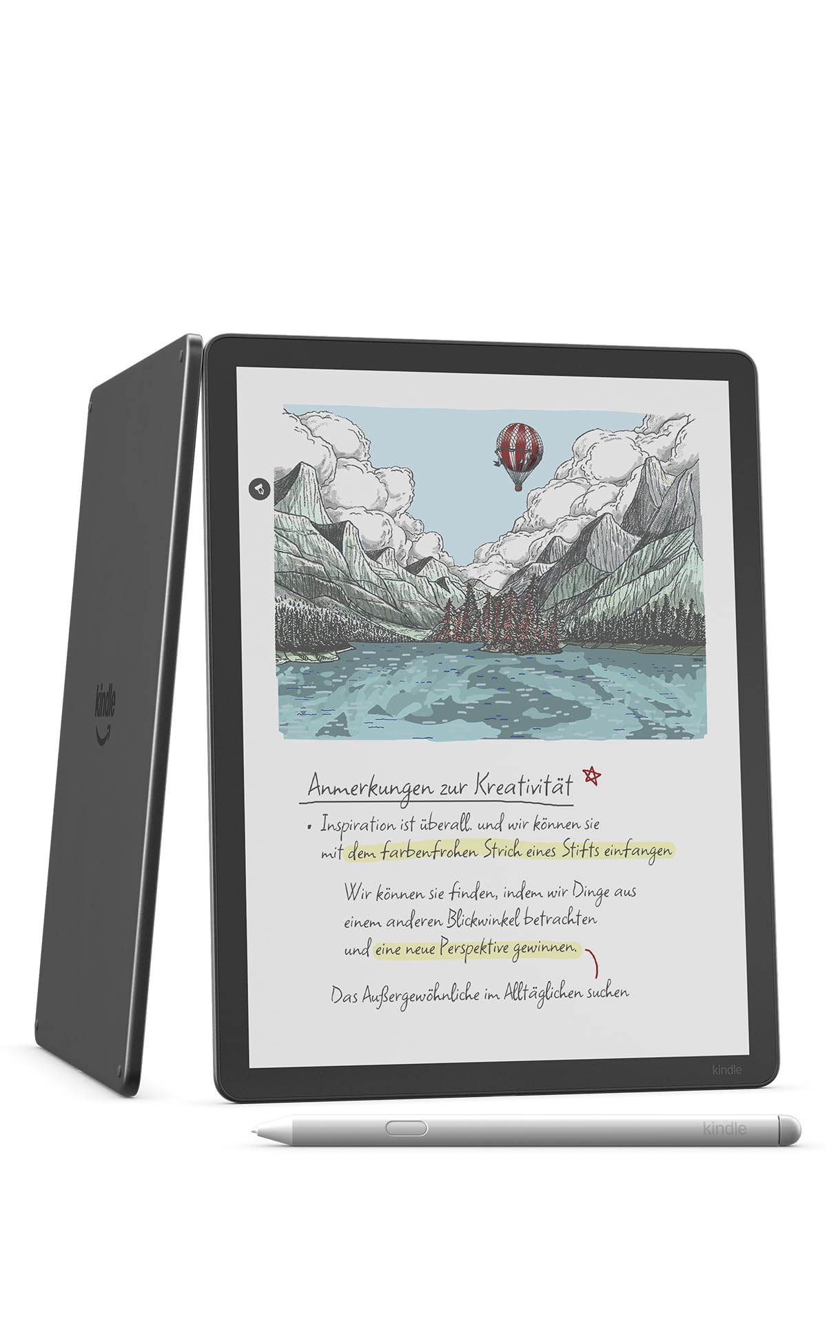 Amazon Kindle Scribe Colorsoft 64 GB eReader, 11 Zoll, Graphit mit Farbdisplay und Premium-Eingabestift