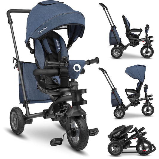 Lionelo Tris 2in1 Dreirad Buggy – Zusammenklappbar