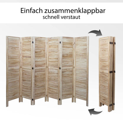 Mendler HWC-G30 Paravent Raumteiler – Anthrazit 170x240cm