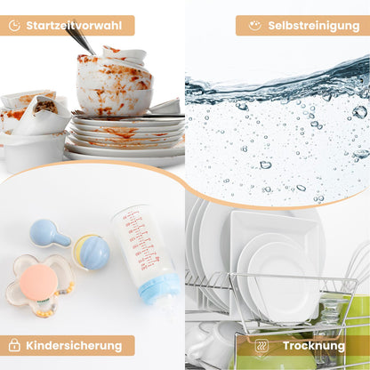 HAVA Mini Tischgeschirrspüler 8 Programme – NEUES Modell