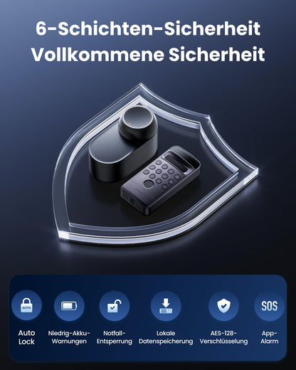 SwitchBot Smart Lock Ultra mit Keypad Vision Pro, 3D-Gesichtserkennung