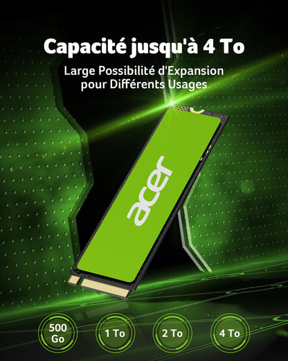 Acer FA200 NVMe SSD 2TB PCIe 4.0 M.2 2280 interne Festplatte