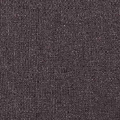 vidaXL Polsterbett Bettgestell 160x200cm - Dunkelbraun Stoff