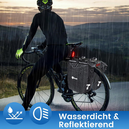 Toyvile Fahrradtaschen für Gepäckträger, 2er-Set, wasserdicht