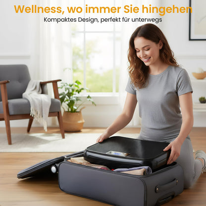 TISSCARE Mini-Vibrationsplatte für zuhause, bis 180 kg belastbar