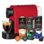 Tchibo Cafissimo Pure Plus Kapselmaschine, rot, 0,8 l, 1250 W