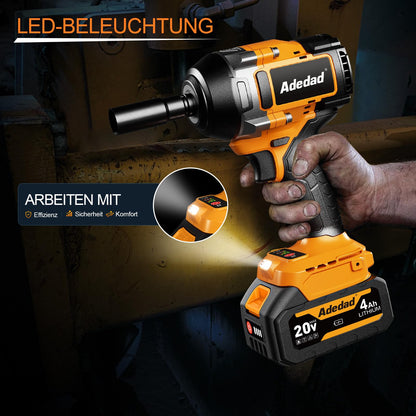 Adedad Akku-Schlagschrauber PL80W 20V bürstenlos 1000 Nm 1/2 Zoll