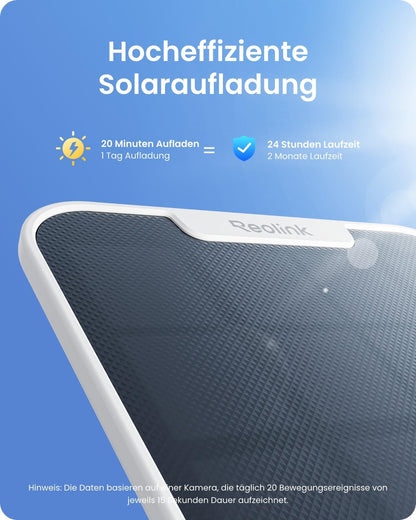 Reolink Argus PT Ultra 4K Solar Überwachungskamera Set mit Home Hub