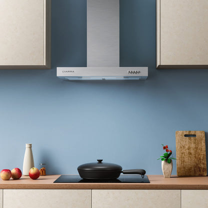 CIARRA CBCS6125 Dunstabzugshaube 60cm Silber – Energie A