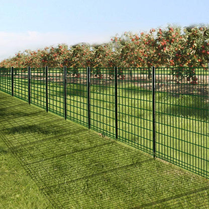 Amagabeli PVC-Gartenzaun grün - 1x25m, Masche 100x50mm