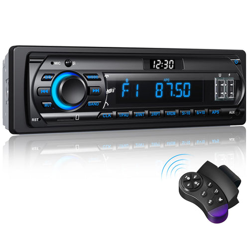 Wistrue R2207 Autoradio Bluetooth RDS FM/AM 1 DIN MP3 USB mit Display und 7 Lichtfarben