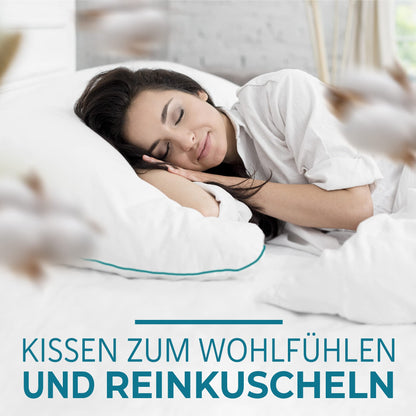 TRAUMHAUS Traumkissen ergonomisches Kopfkissen Öko-Tex - 80x80 cm