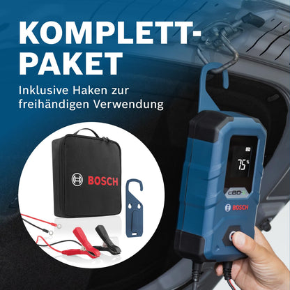Bosch C80-Li Batterieladegerät 15A - 6V/12V & Lithium (LiFePO4)