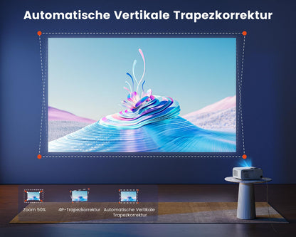 SmartView Android TV Beamer 1080P Full HD 4K Heimkino