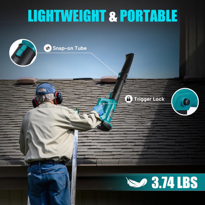 Akku-Laubbläser 18V für Makita Akkus – Solo Gerät