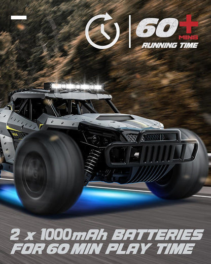 Tecnock RC Monstertruck 1:16, ferngesteuertes Offroad-Auto mit LED