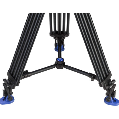Benro A673TM Dual Stage Video Stativ S8PRO Kopf – 75mm Schüssel, Schwarz