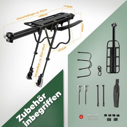 ROCKBROS Fahrradgepäckträger Schnellspanner Aluminium 24-29 Zoll