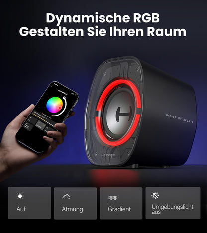 Edifier G1000 II PC-Lautsprecher mit Bluetooth und RGB, schwarz
