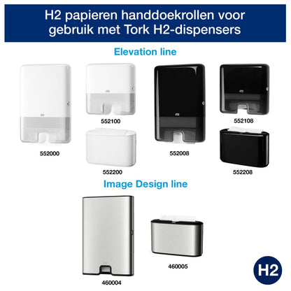 Tork Xpress Multifold Papierhandtücher H2 Premium, 2-lagig, weiss