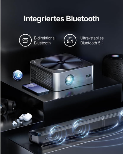 Ultimea Beamer Full HD 1080P Native - Autofokus 5G WiFi