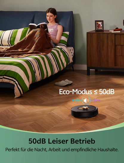 Vexilar W9 Saugroboter mit Wischfunktion, 8000 Pa und LiDAR-Navigation