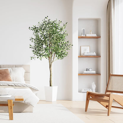 YOLEO Künstlicher Olivenbaum gross Kunstpflanze - 180cm Typ 2