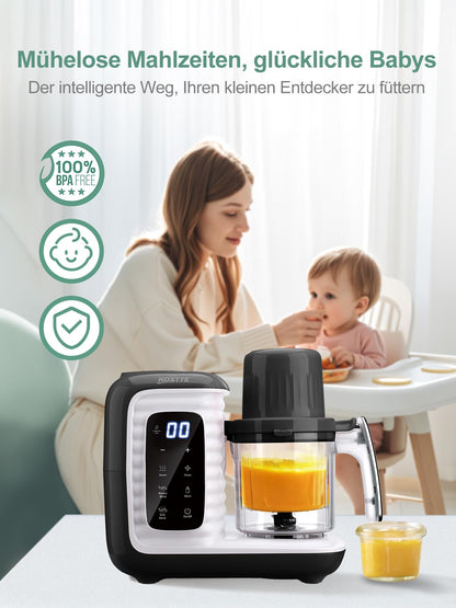 KOSTTE Multifunktions Babynahrungszubereiter - Dampf & Mix