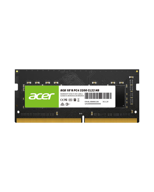 Acer SD100 8GB DDR4 SODIMM 3200MHz CL22 Arbeitsspeicher für Laptop, 260-Pin Speichermodul