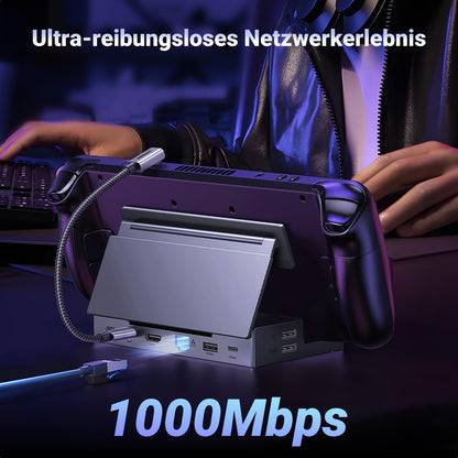 UGREEN Steam Deck Dock 9-in-1 Dockingstation – 4K HDMI mit Ständer