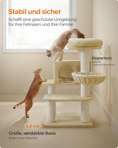 Feandrea Kratzbaum Grosse Katzen XXL - Beige PCT01M