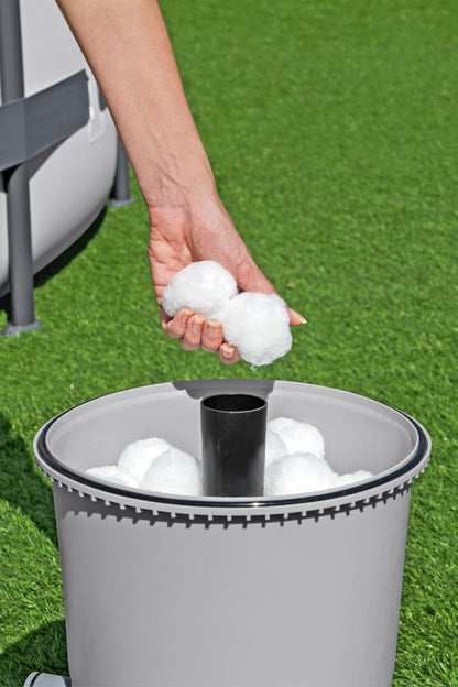Bestway 58515-7 Sandfilterpumpe 3.596 l/h für Pools, Grau