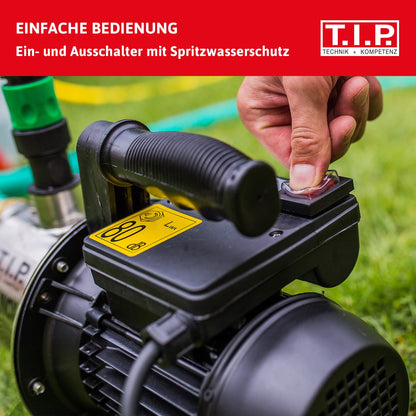 T.I.P. Gartenpumpe GP 3000 INOX - Edelstahl, Art. Nr. 30111