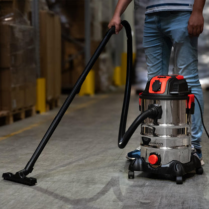 LEHMANN Industriestaubsauger – 2000W 30L Nass/Trocken Steckdose