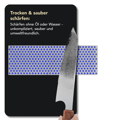 DMT Diamond Whetstone Messerschärfer Set 6" – 3 Körnungen